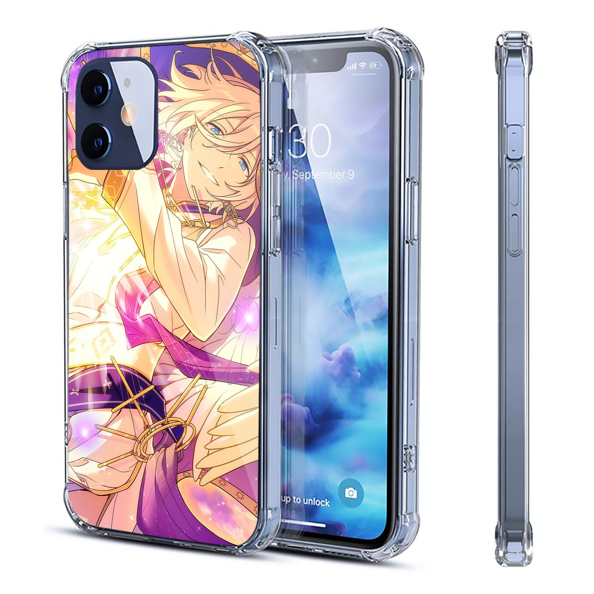 （画像用） あんさんぶるスターズ! Ensemble Stars 【iPhone 12シリーズ対応】透明スマホケース（クリアソフトケース）